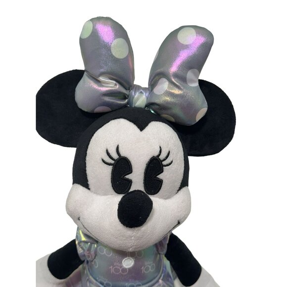 Minnie Mouse 100 Years Plush Toy Doll 2022 18" Collectors Gift New without Tags - Picture 4 of 6